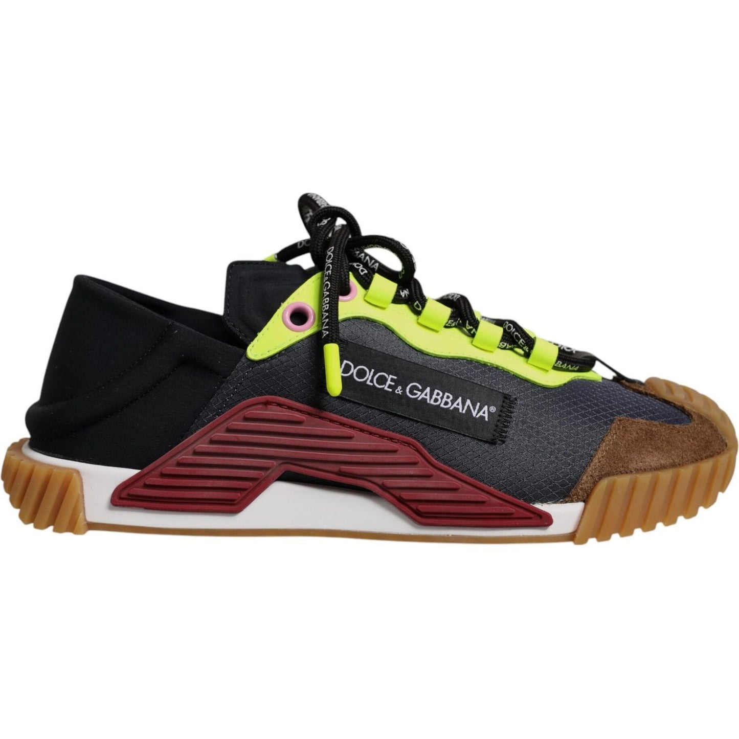 Dolce & Gabbana Multicolor Nylon Low Top NS1 Sneakers Shoes