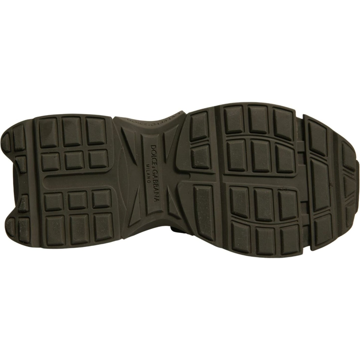 Dolce & Gabbana Military Green Space Low Top Sneakers Shoes