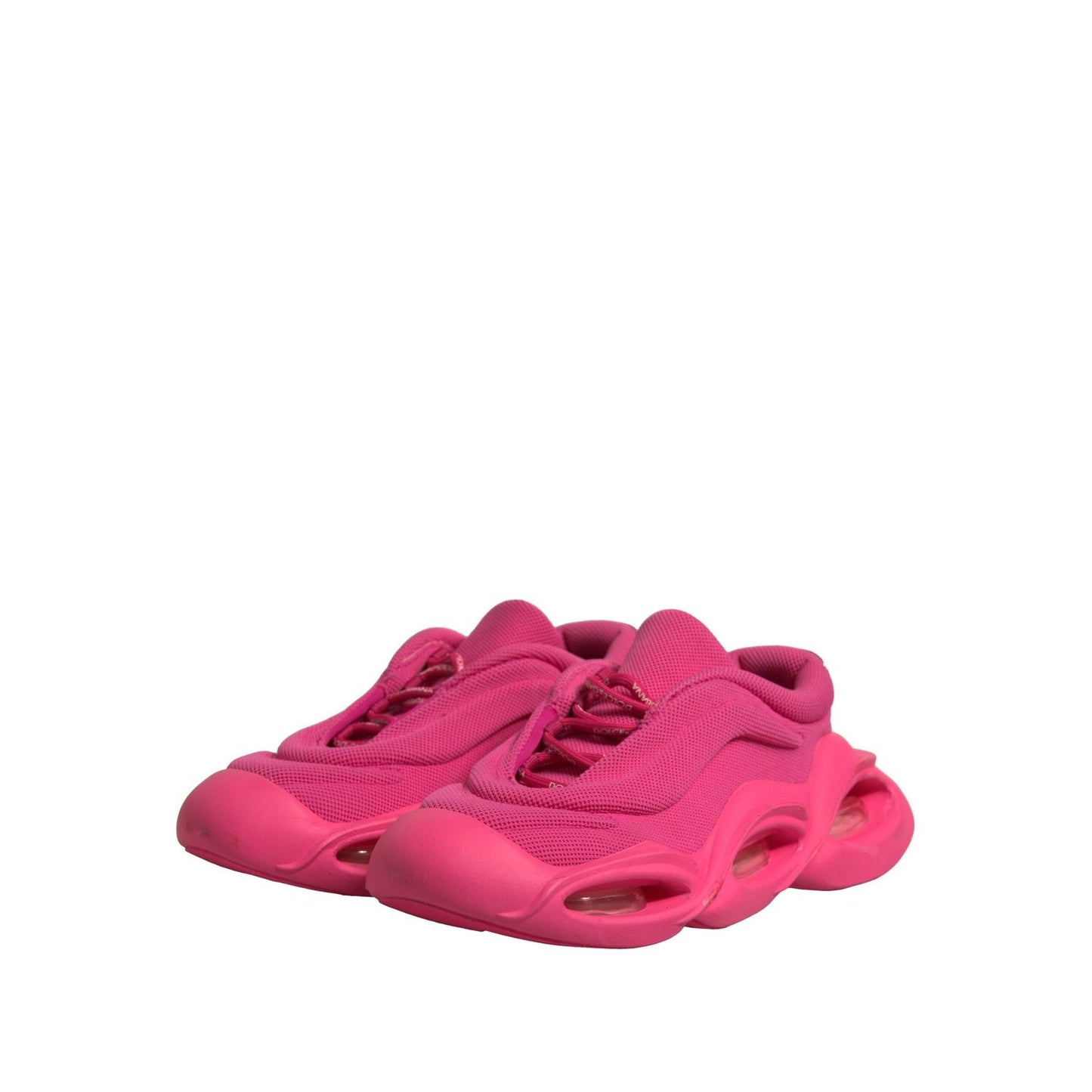 Dolce & Gabbana Pink Wave Low Top Lace Up Men Sneakers Shoes