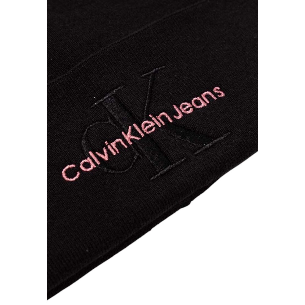 Calvin Klein Jeans Black Cotton Cap (Baseball Hat)