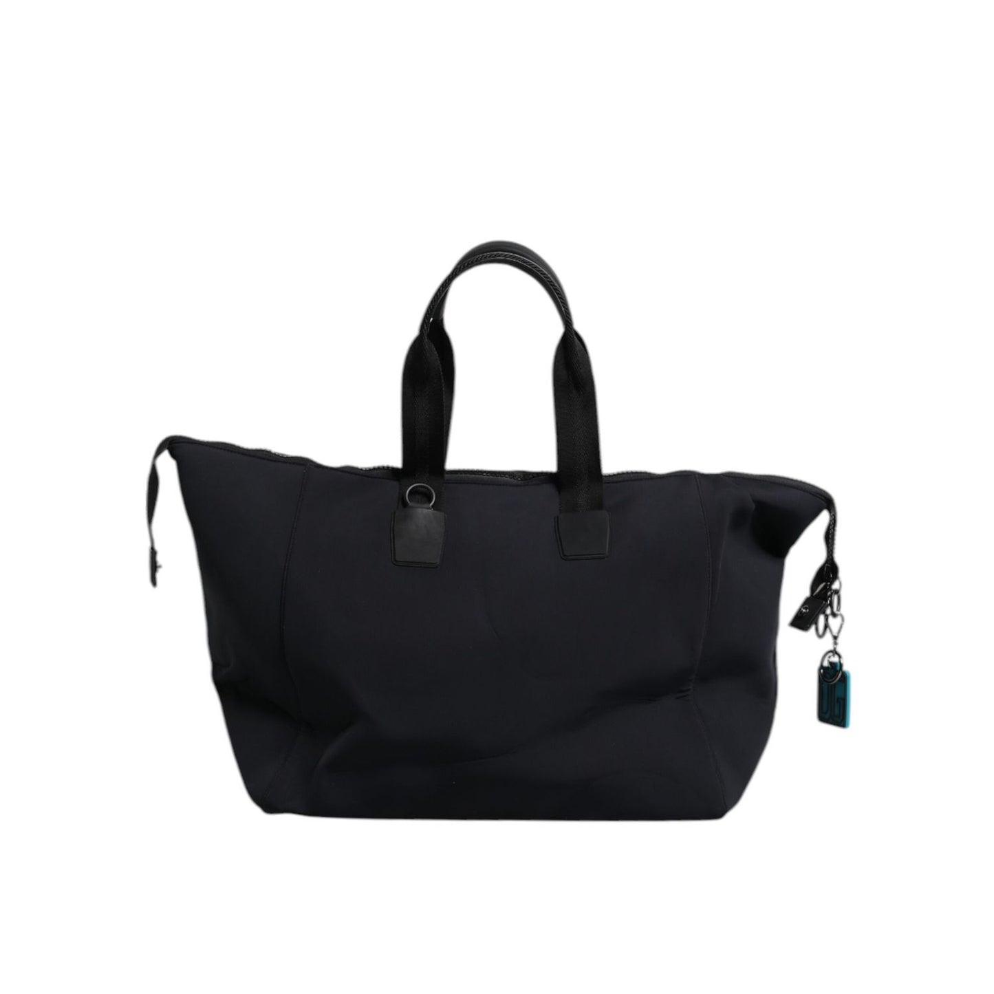 Dolce & Gabbana Black Canvas DG Logo Print Shopping Hand Tote Bag