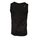 Dolce & Gabbana Black Sleeveless Round Neck Tank T-shirt