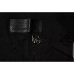 Dolce & Gabbana Black Logo Patch Cotton Crew Neck T-shirt