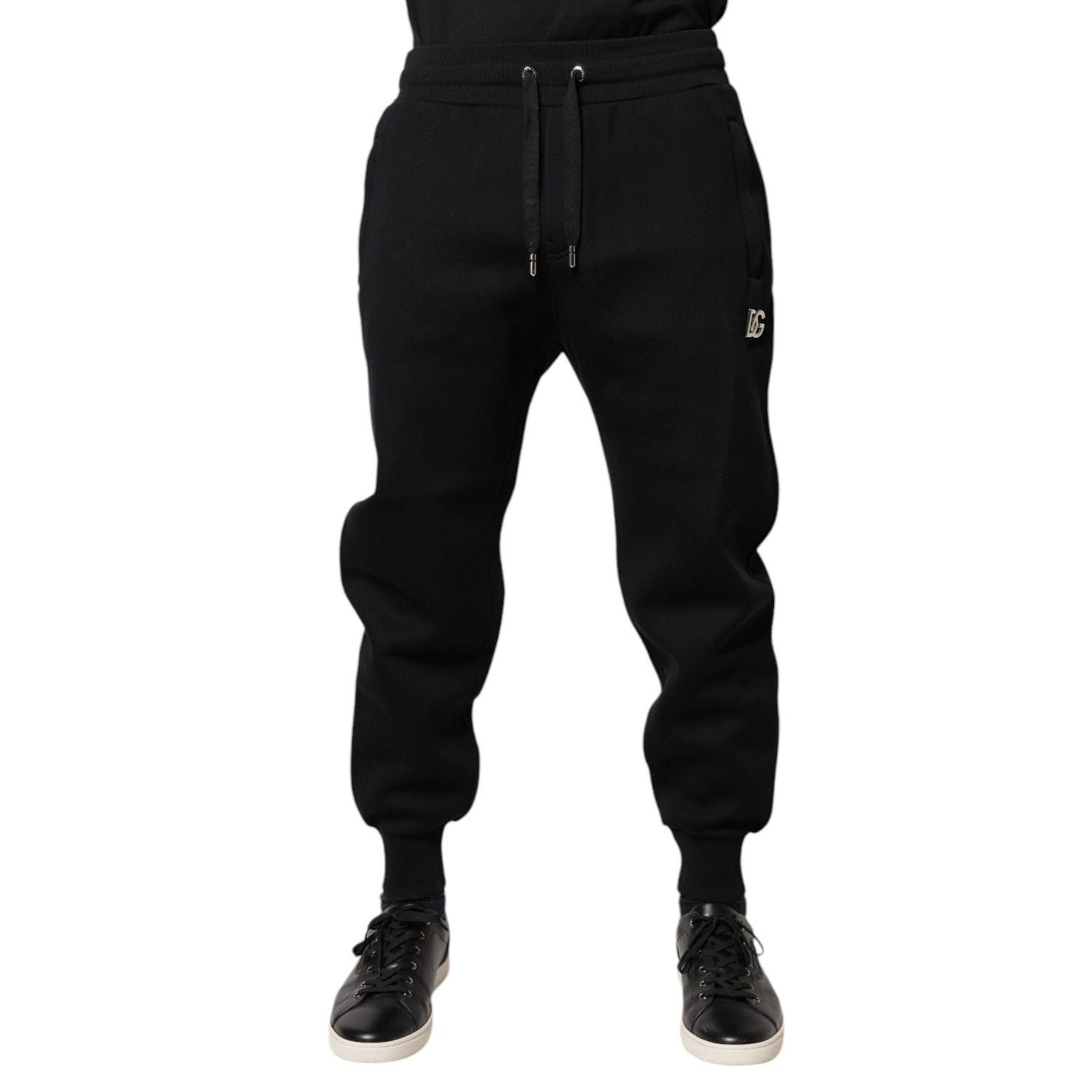 Dolce & Gabbana Black Modal Jogger Jogging Pants