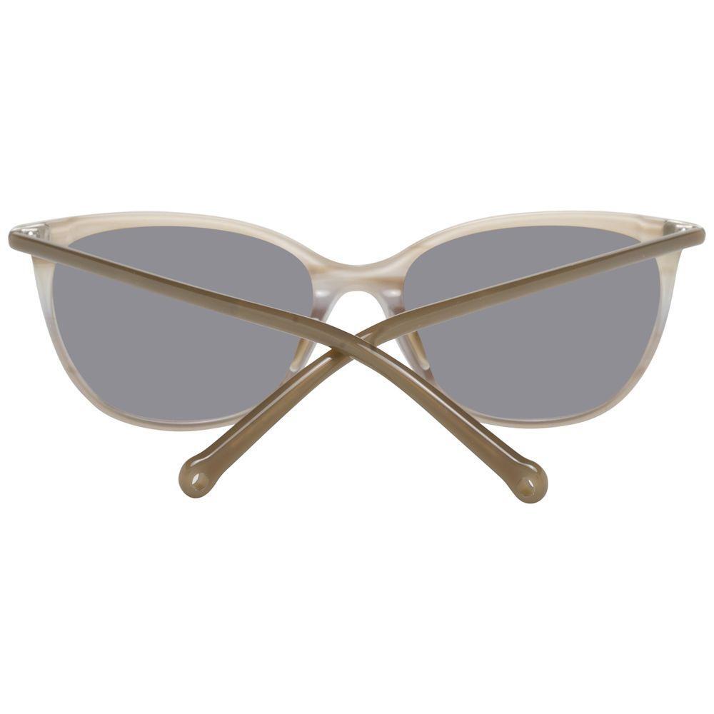 Hally&Son Brown Plastic Sunglasses