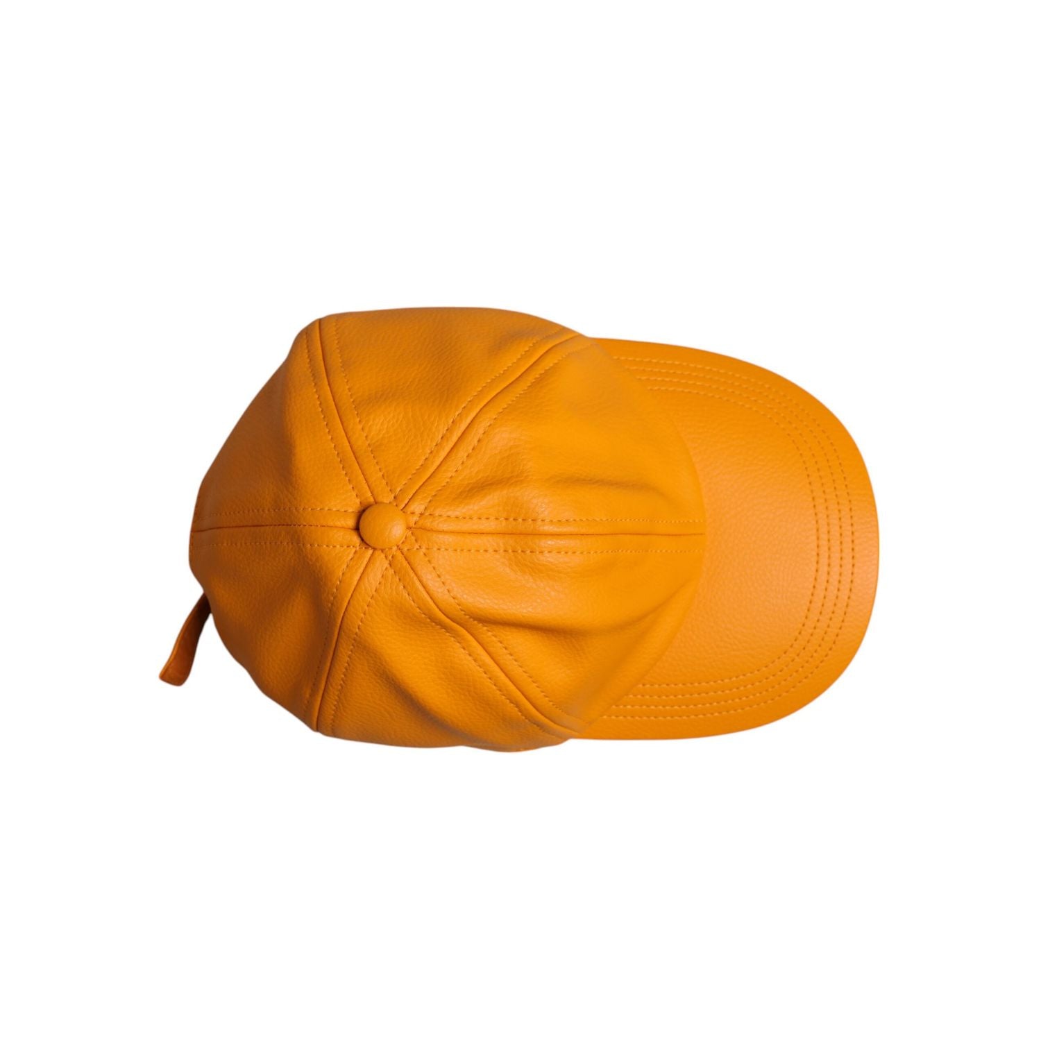 Dolce & Gabbana Orange Cotton 6 Panels Baseball Cap