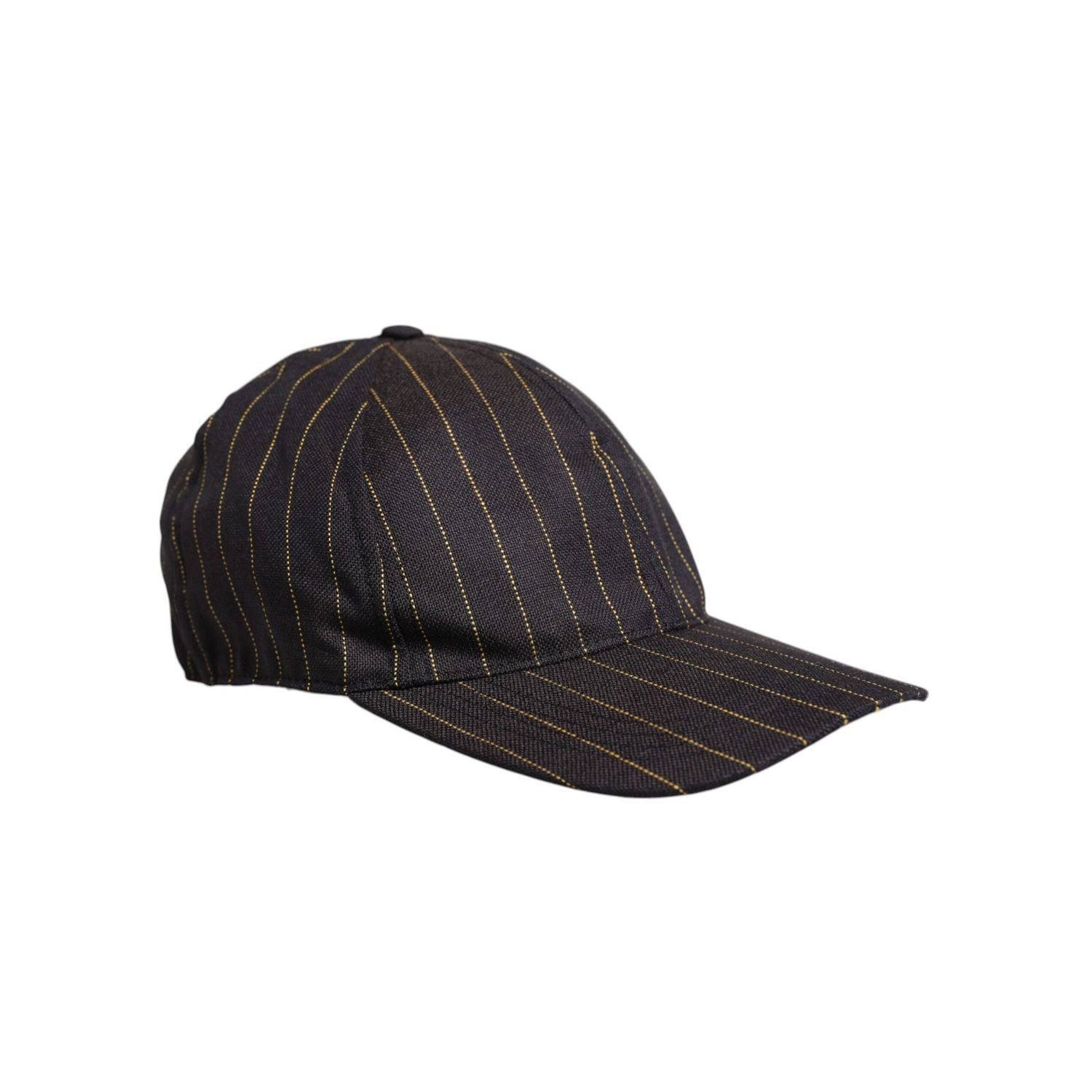 Dolce & Gabbana Brown Stripes Cotton 6 Panels Baseball Cap