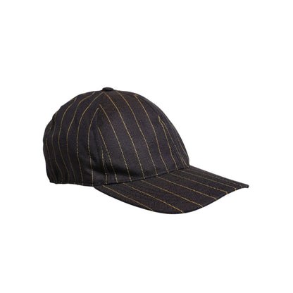 Dolce & Gabbana Brown Stripes Cotton 6 Panels Baseball Cap