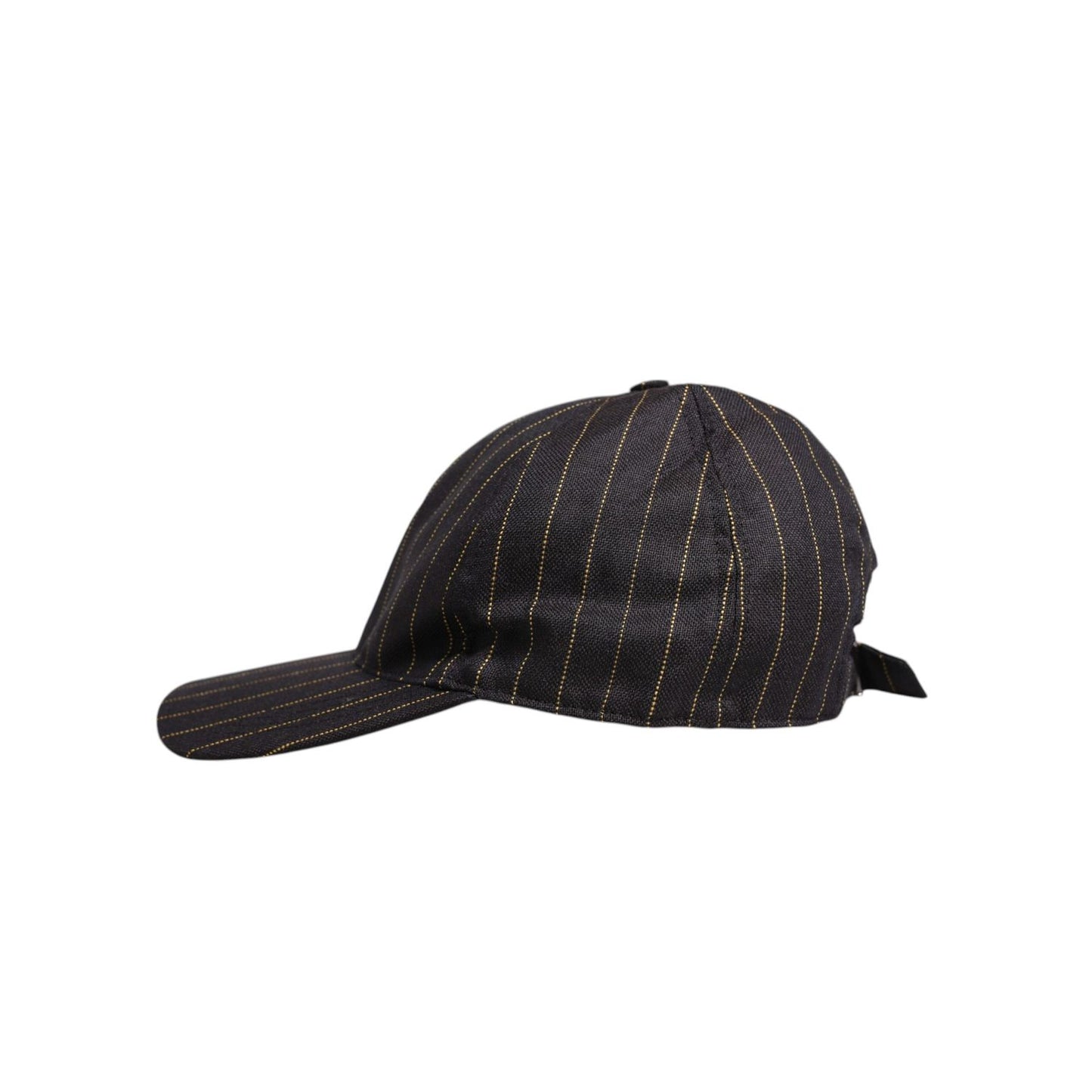 Dolce & Gabbana Brown Stripes Cotton 6 Panels Baseball Cap