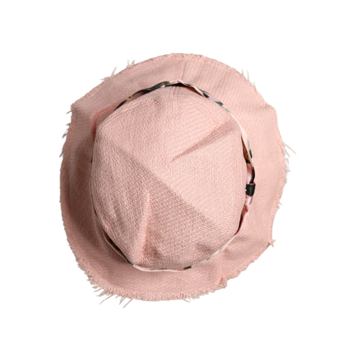 Dolce & Gabbana Pink Cotton Wide Brim Bucket Hat