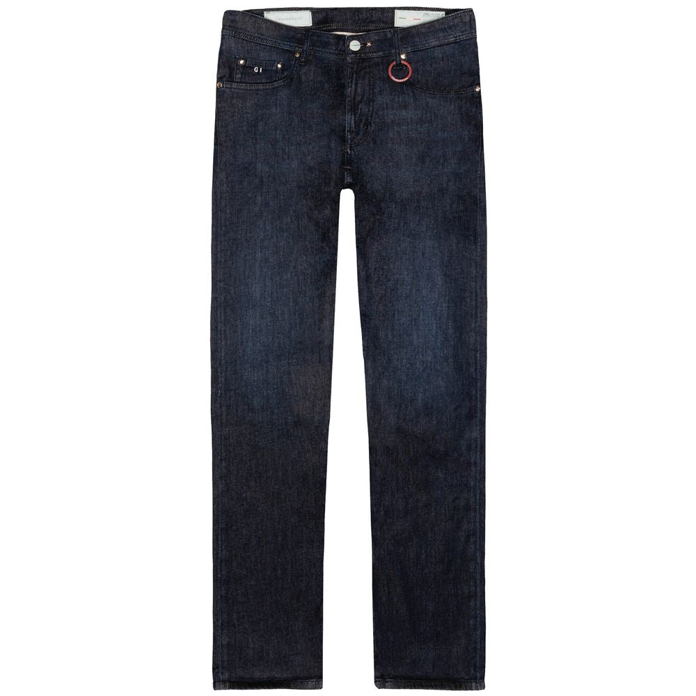 Tramarossa Blue Cotton Men's Jeans