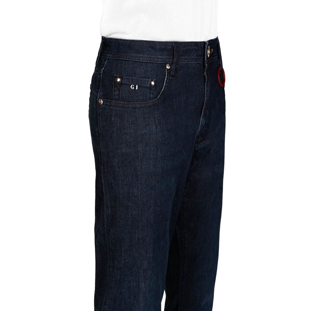 Tramarossa Blue Cotton Men's Jeans