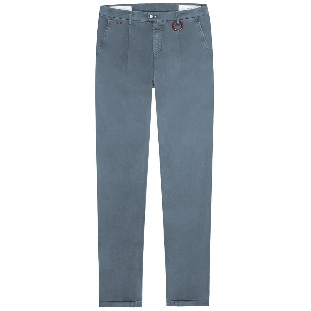 Tramarossa Blue Cotton Pant