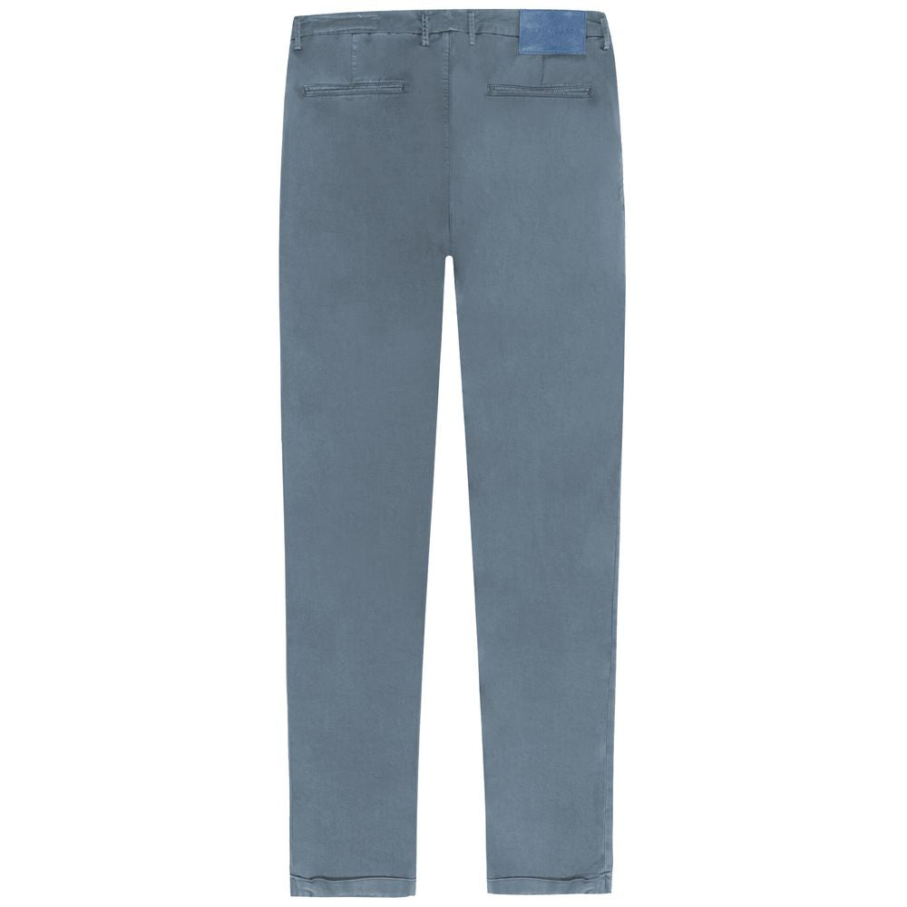 Tramarossa Blue Cotton Pant