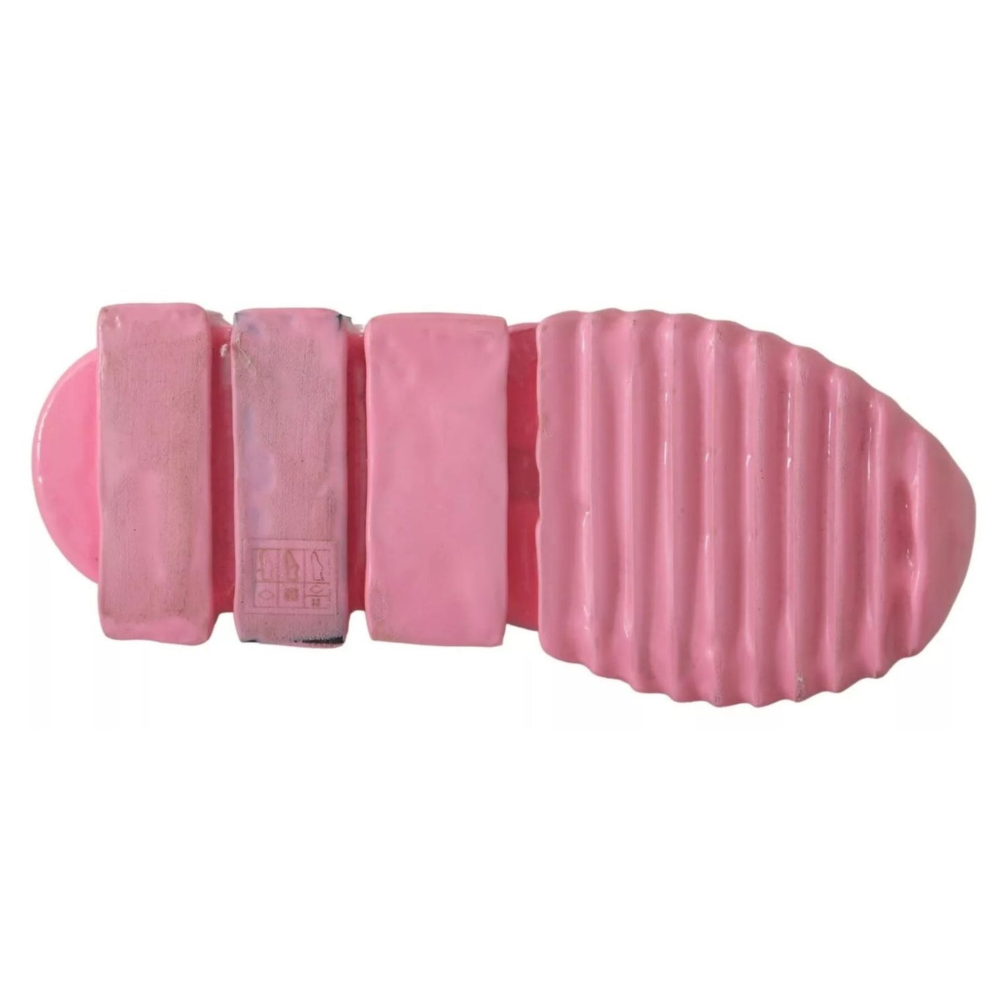 Dolce & Gabbana Pink Low Top Sorrento Sneakers Slip On Casual Shoes