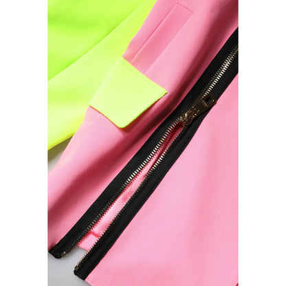 Dolce & Gabbana Multicolor Patchwork Embellished Coat Jacket