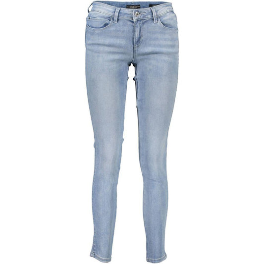 Guess Jeans Light Blue Cotton Women Jeans GU-2666-W26 | L30