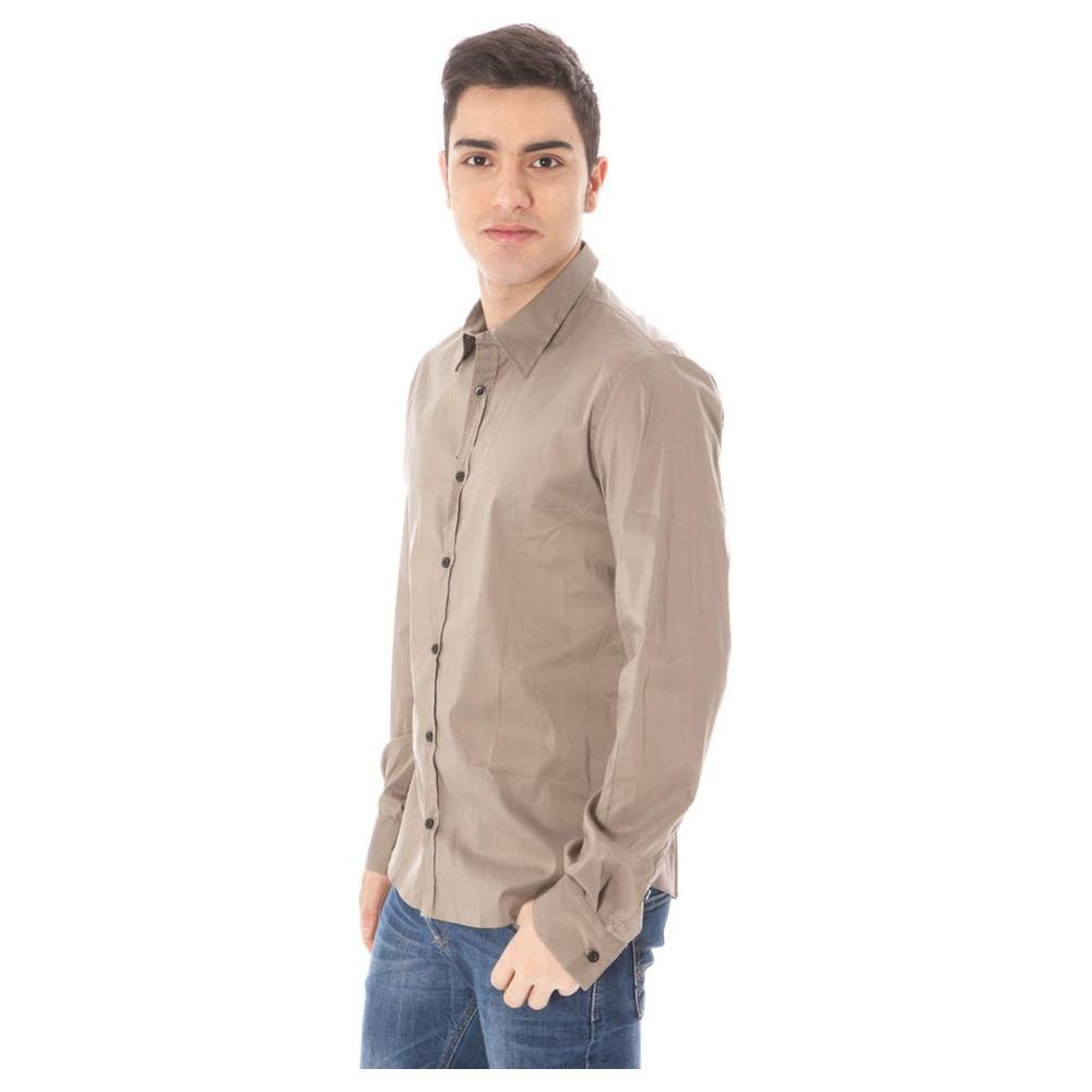 Costume National Green Cotton Shirt