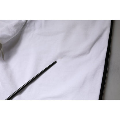 Dolce & Gabbana White Cotton Stretch Jogger Sweatpants Pants