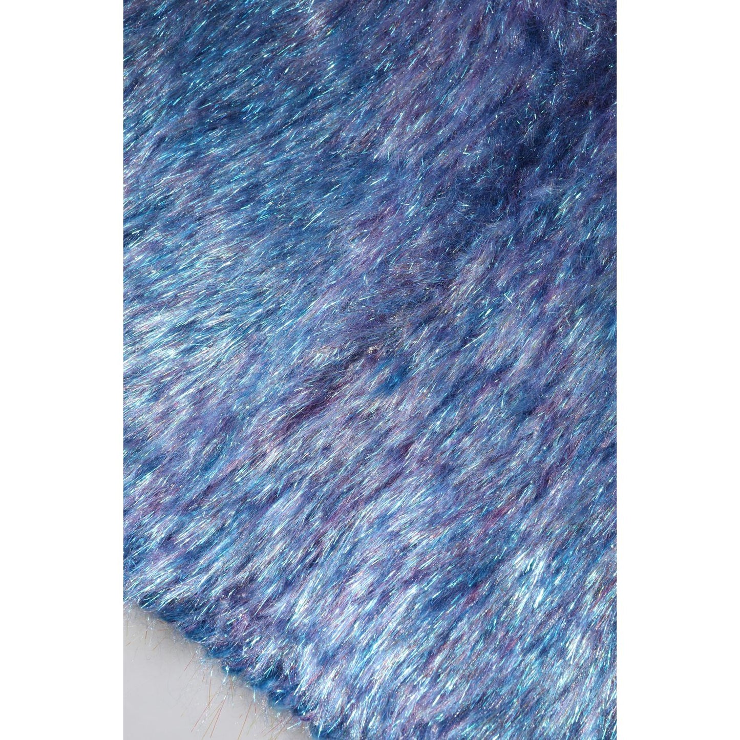 Dolce & Gabbana Multicolor Plush Fabric High Waist Mini Skirt