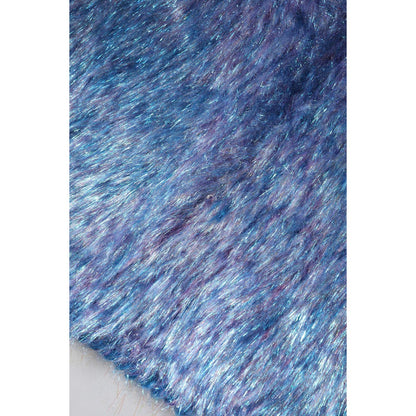 Dolce & Gabbana Multicolor Plush Fabric High Waist Mini Skirt