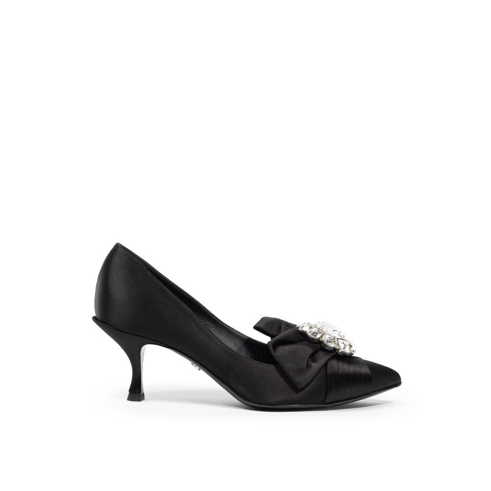 Dolce & Gabbana Black Viscose Pumps