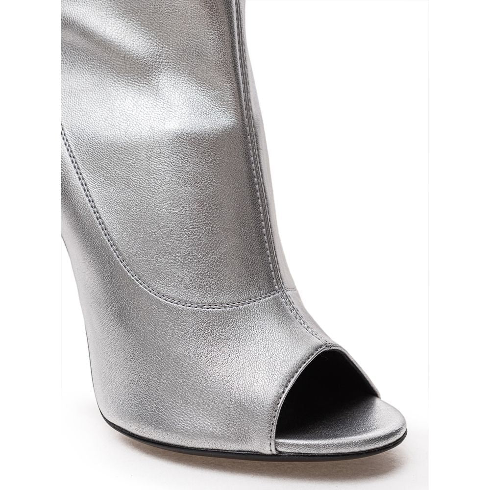 Giuseppe Zanotti Gray Leather Boot