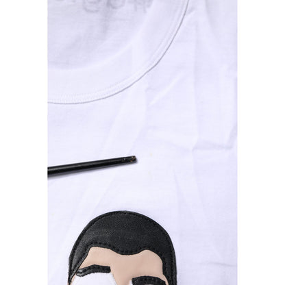 Dolce & Gabbana White #DGFamily Cotton Crew Neck T-shirt