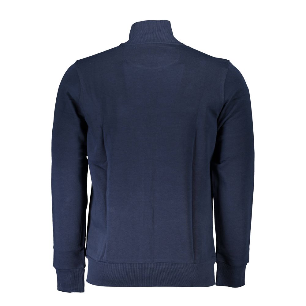 La Martina Blue Cotton Sweatshirt