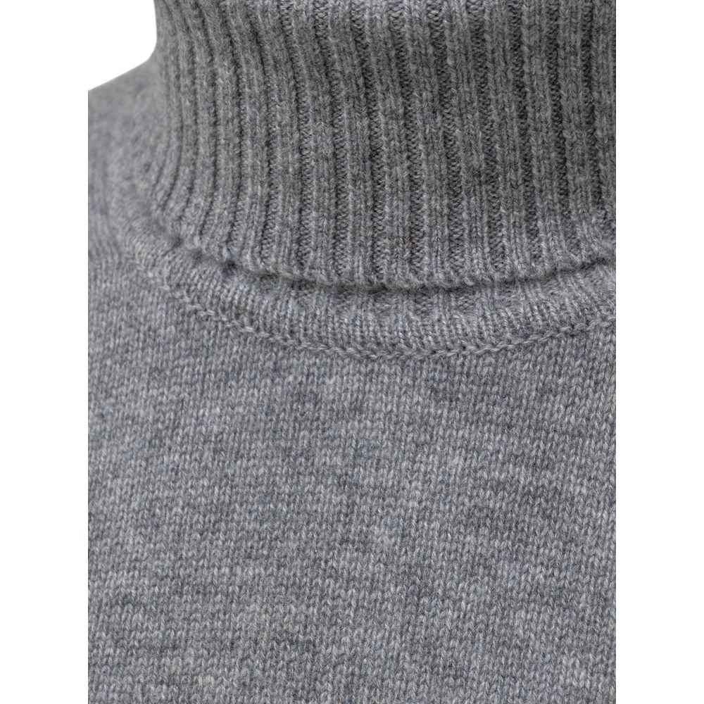 Cruciani Gray Cashmere Turtleneck