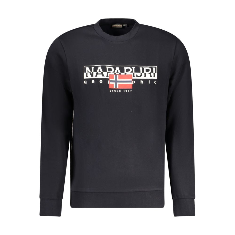 Napapijri Black Cotton Sweatshirt