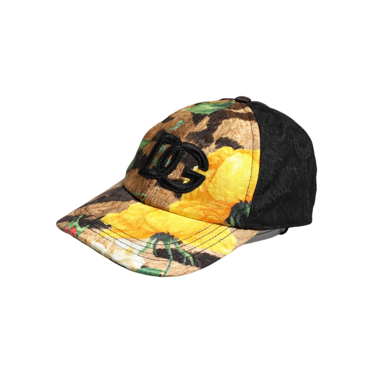 Dolce & Gabbana Multicolor DG Logo Patch 6 Panels Baseball Cap