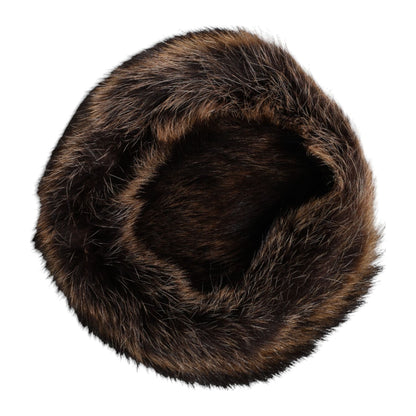 Dolce & Gabbana Brown Fur Women Bucket Hat