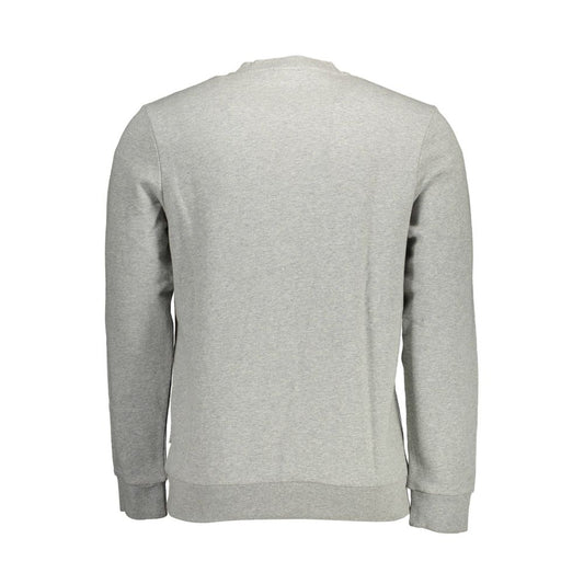 Napapijri Gray Cotton Men Sweater NA-11723-XL