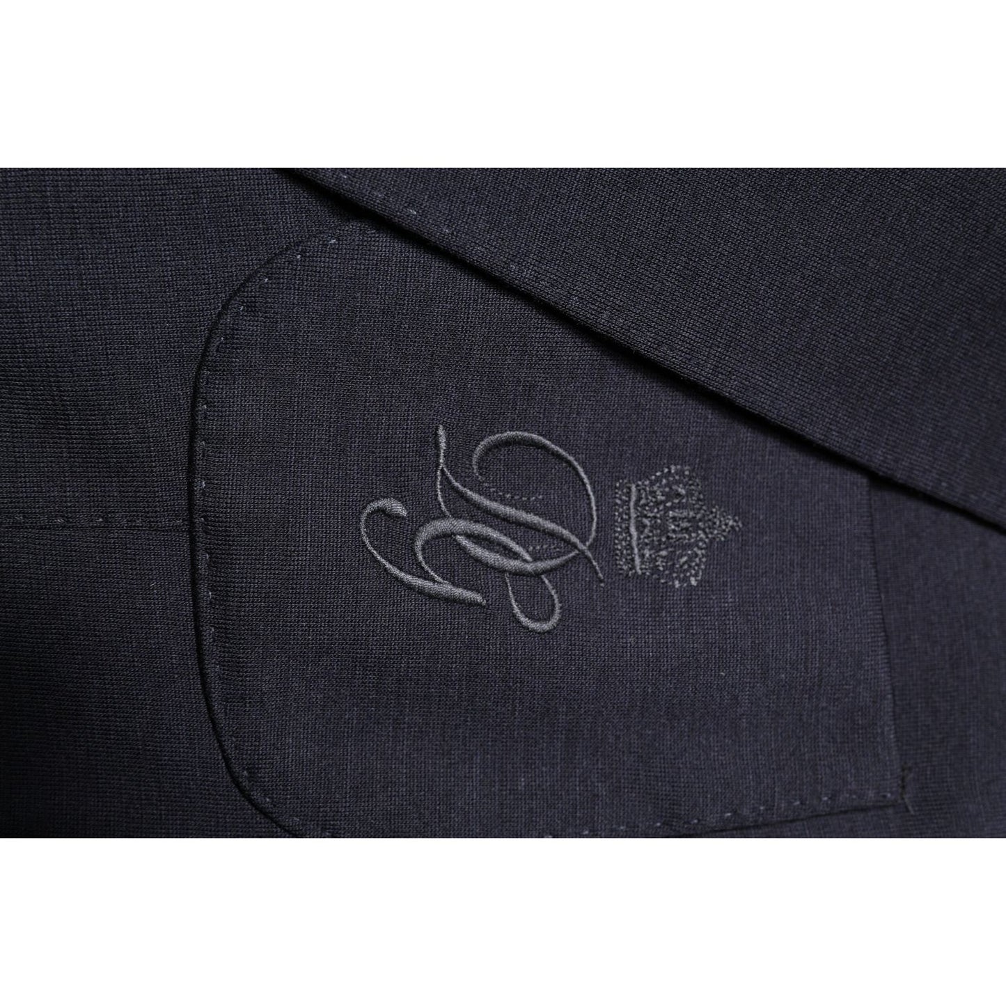 Dolce & Gabbana Black Wool Single Breasted Coat Suit Blazer