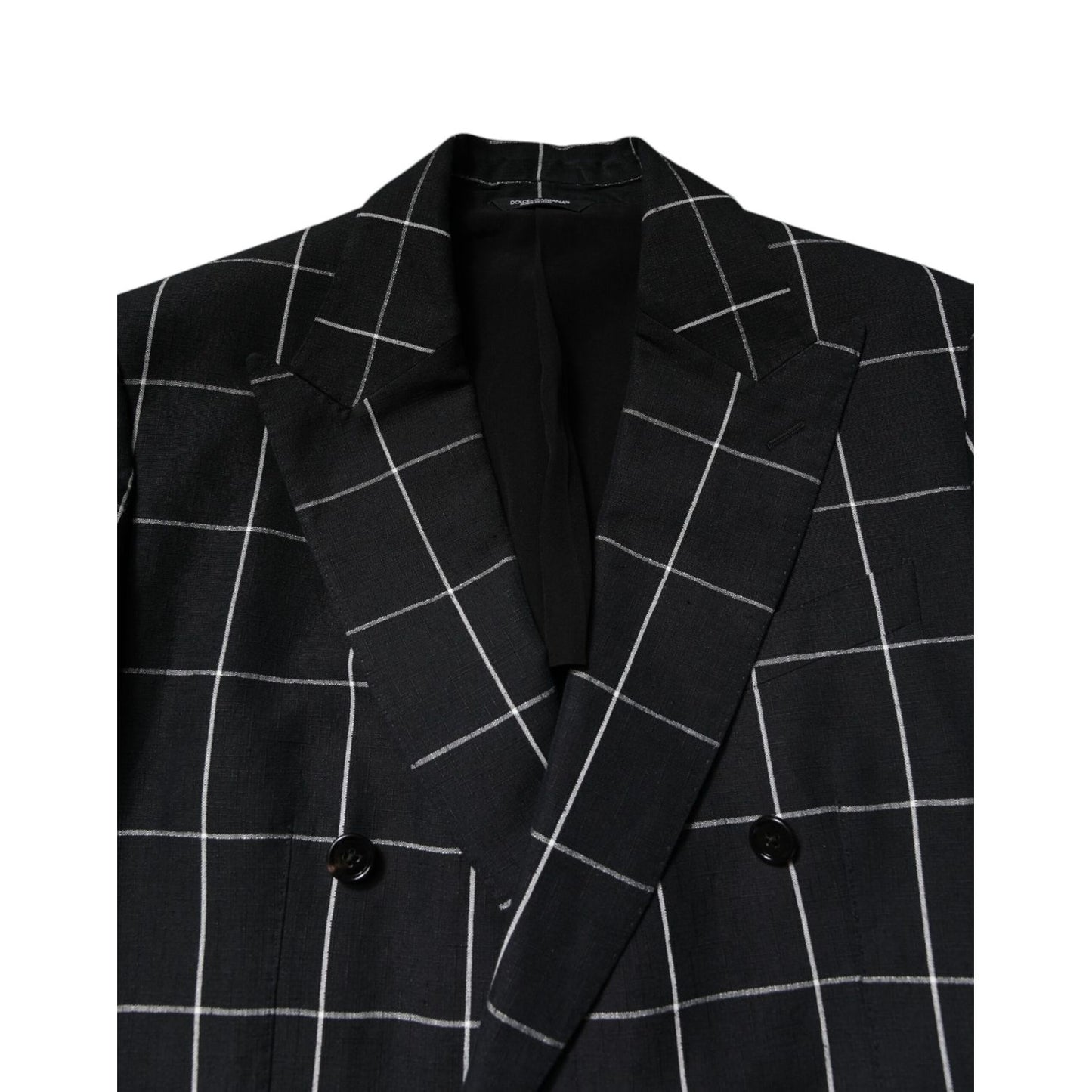 Dolce & Gabbana Black TAORMINA Double Breasted 2 Piece Suit