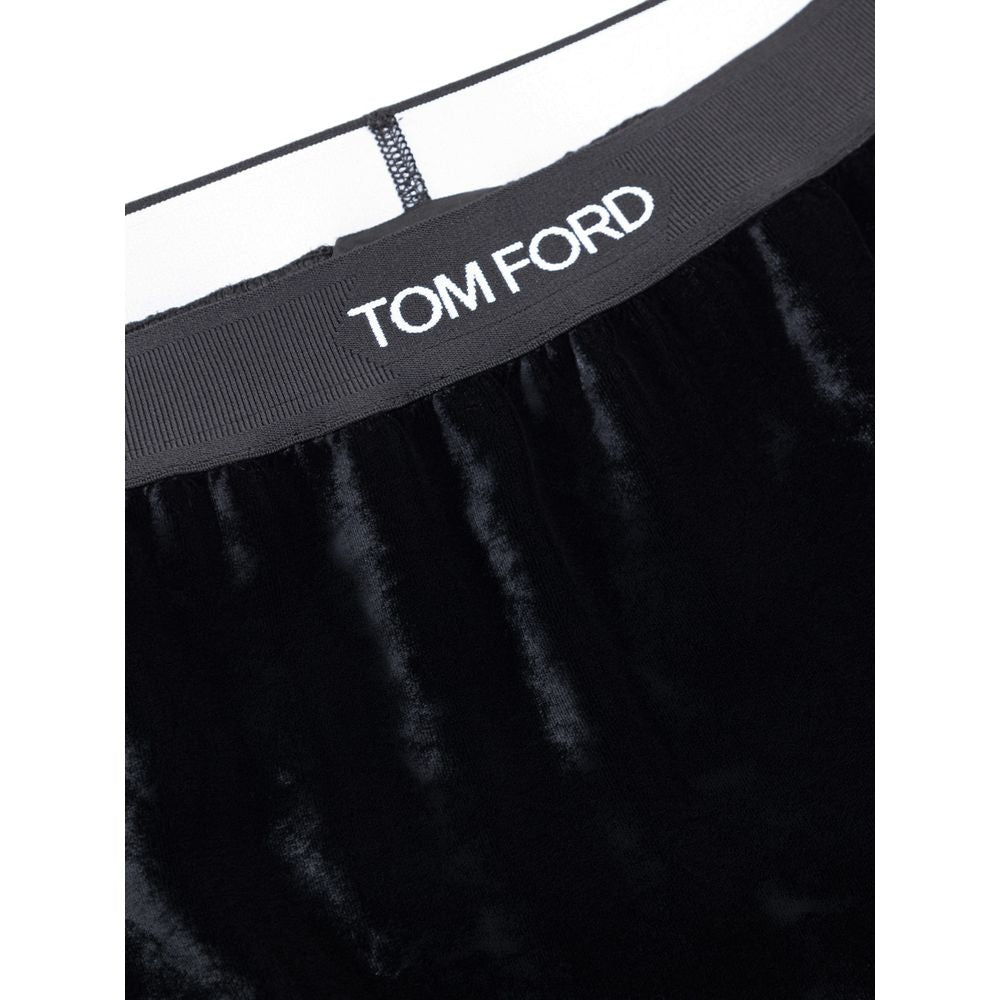 Tom Ford Black Viscose Mini Skirt