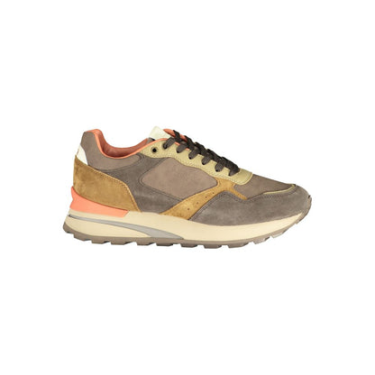 Blauer Marrone Polyurethane Men Sneaker1728,67403481248,Athletic - Sneakers - Shoes,Blauer,Brown,EU41/US8,EU42/US9,EU43/US10,EU44/US11,EU45/US12,Men,New with tags,Shoes,Sneakers - Shoes