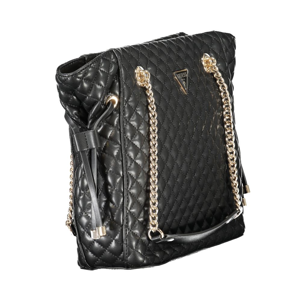Front view with bag zipped and handles upright.