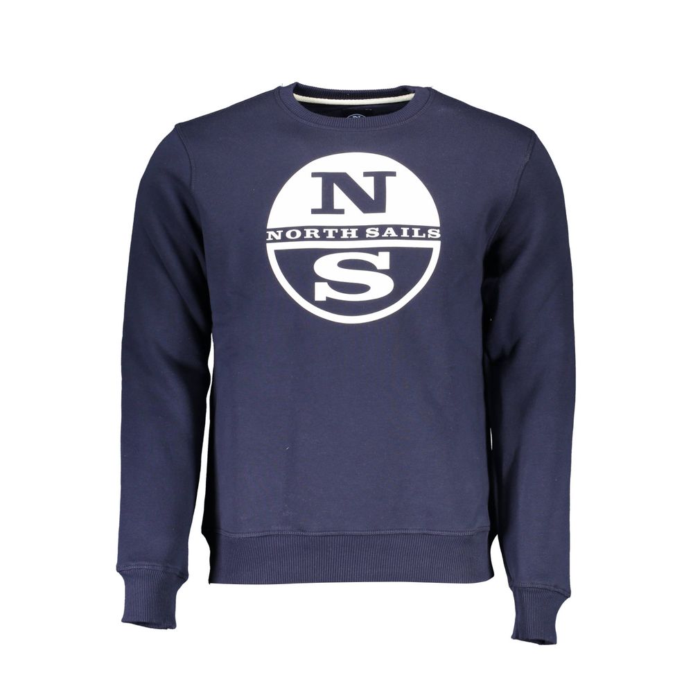 North Sails Blue Cotton Sweatshirt