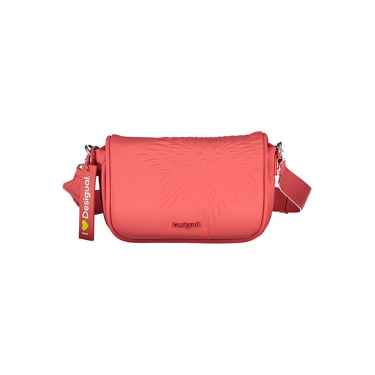 Desigual Rosso Polyurethane Women Handbag 1728,67403481248,Bags,Desigual,Handbags - Bags,New with tags,Red,Women