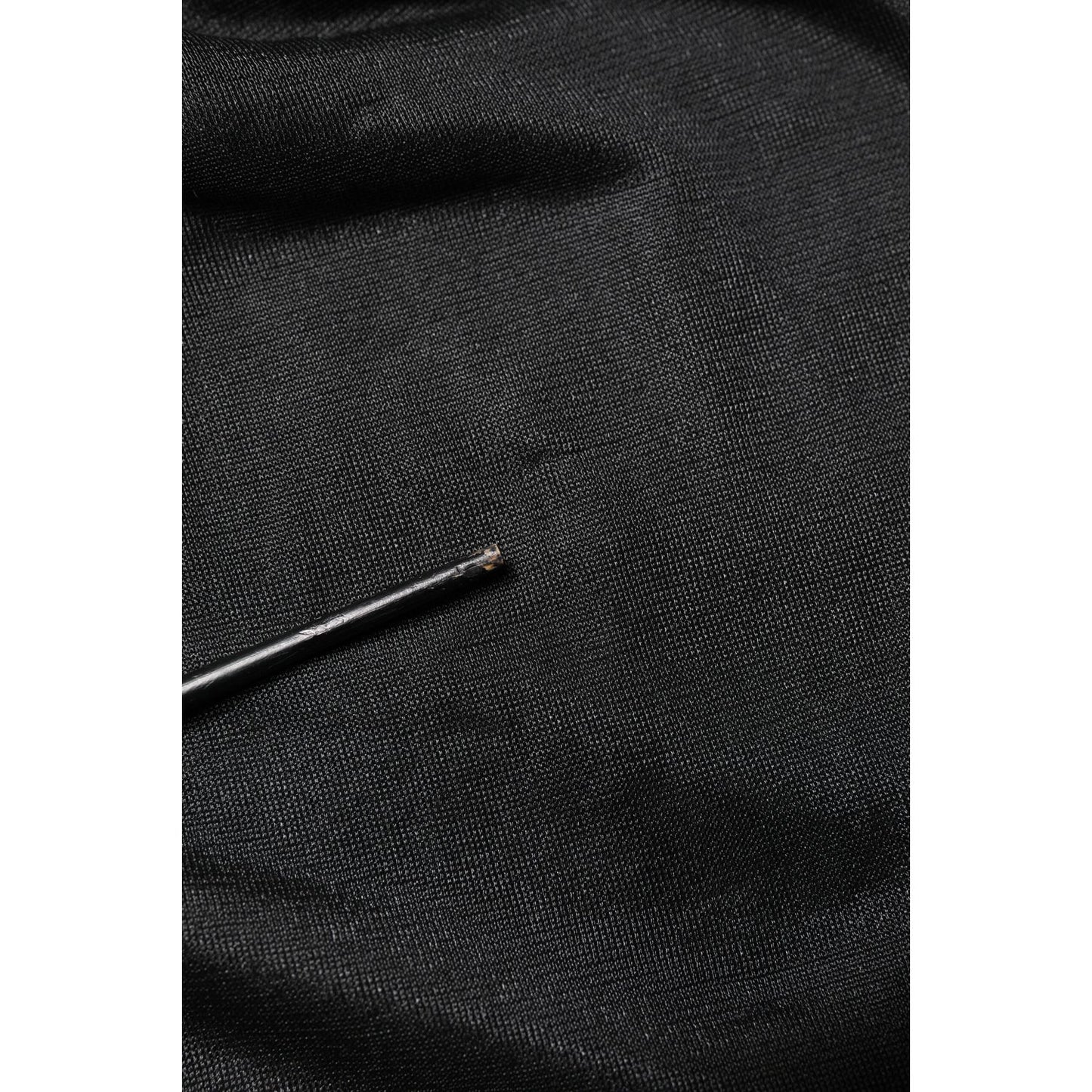 Dolce & Gabbana Black Logo Knitted Crewneck Pullover Sweater