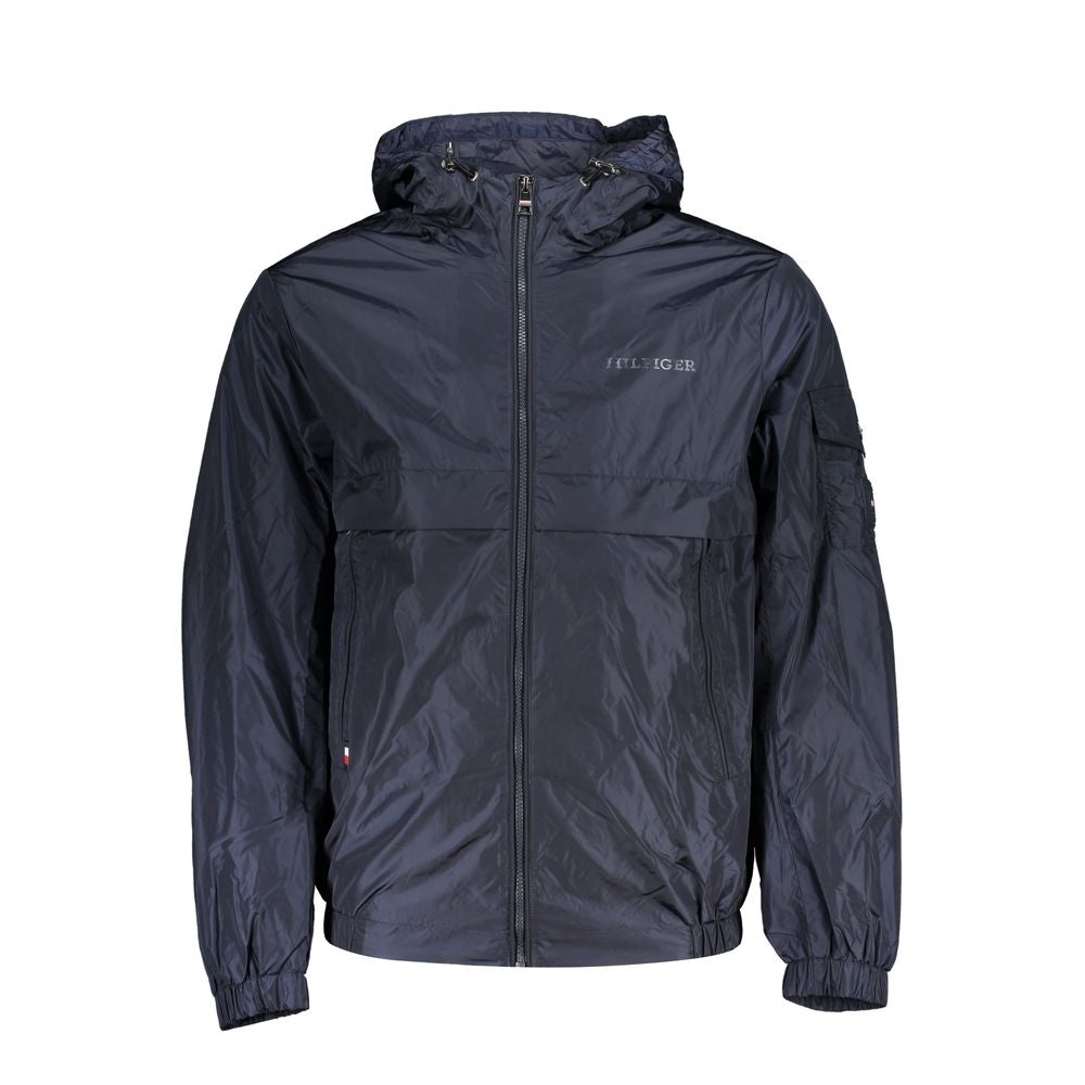 Tommy Hilfiger Blue Nylon Jackets & Coat