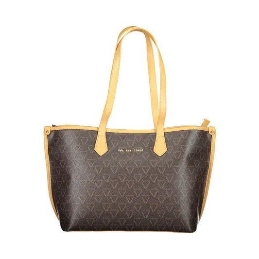 Mario Valentino Brown Polyethylene Handbag