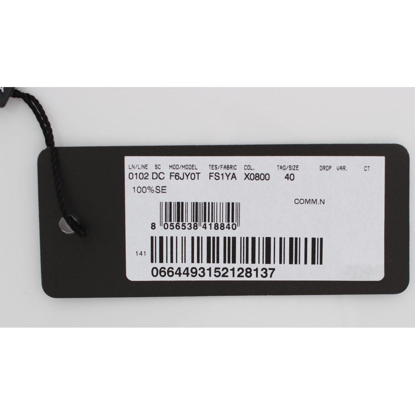 Dolce & Gabbana White Floral Lace Silk Corset Maxi Dress