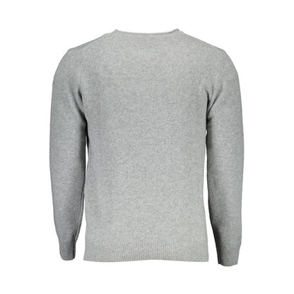 North Sails Gray Wool Men Sweater