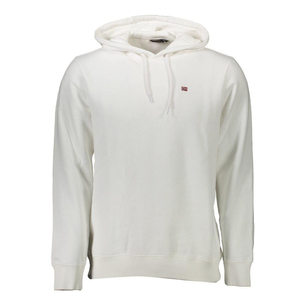 Napapijri White Cotton Men Sweater