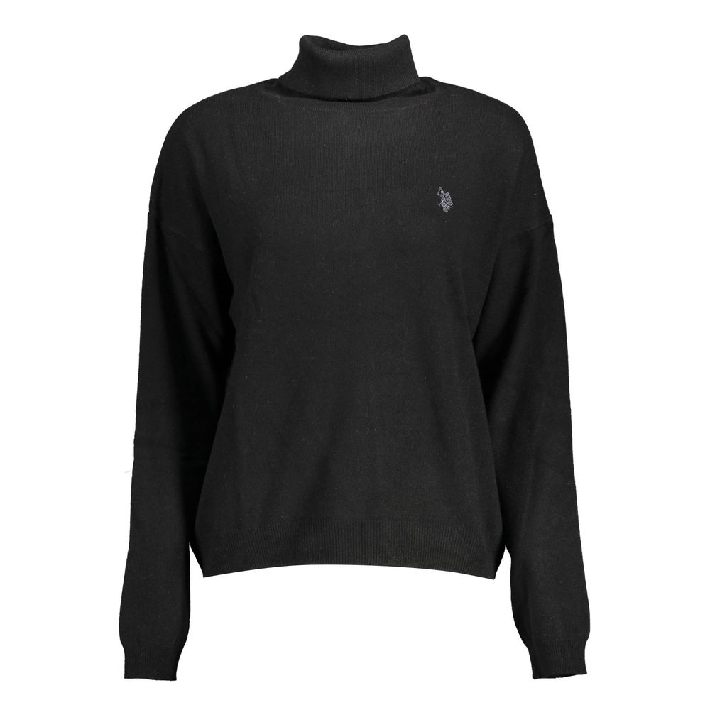 U.S. POLO ASSN. Black Wool Women Sweater