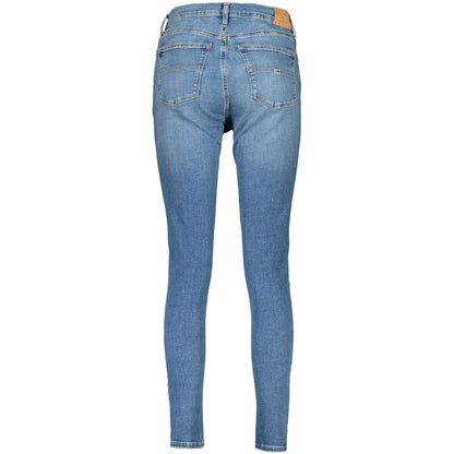 Tommy Hilfiger Blue Cotton Women Skinny Jean
