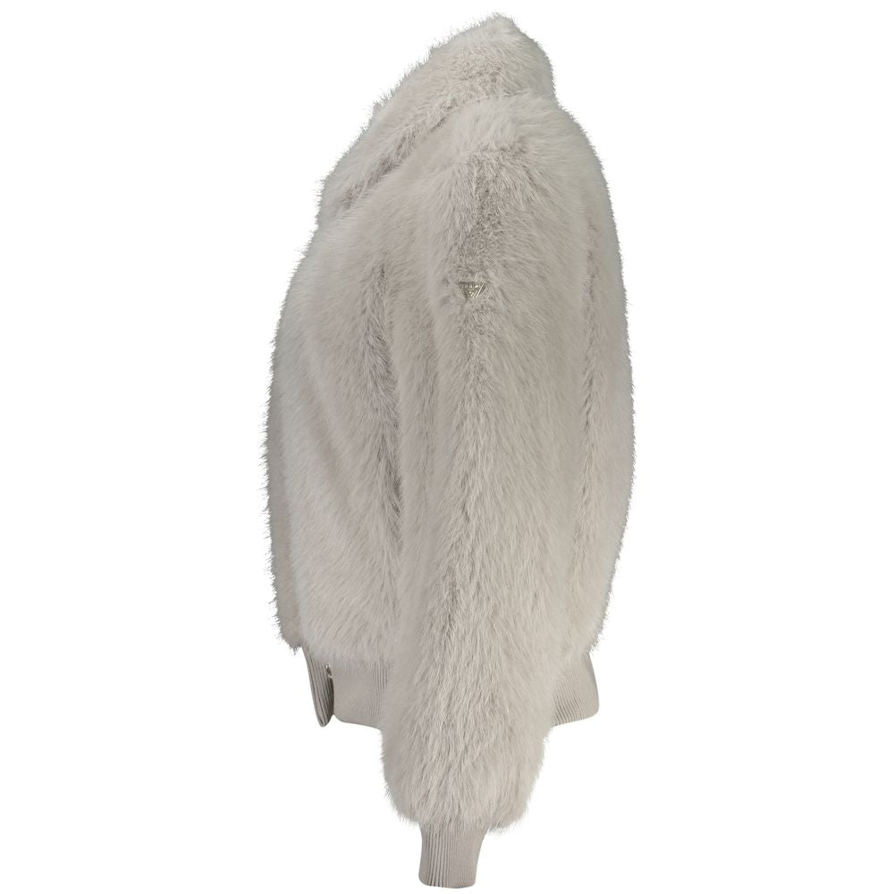 Guess Jeans Grigio Polyester Women Jacket